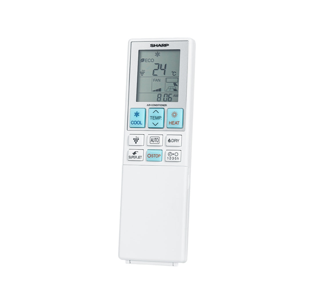 تكييف شارب اسبليت 1.5 حصان بارد دیچیتال بلازما كلاستر أبيض AH-A12ZHE