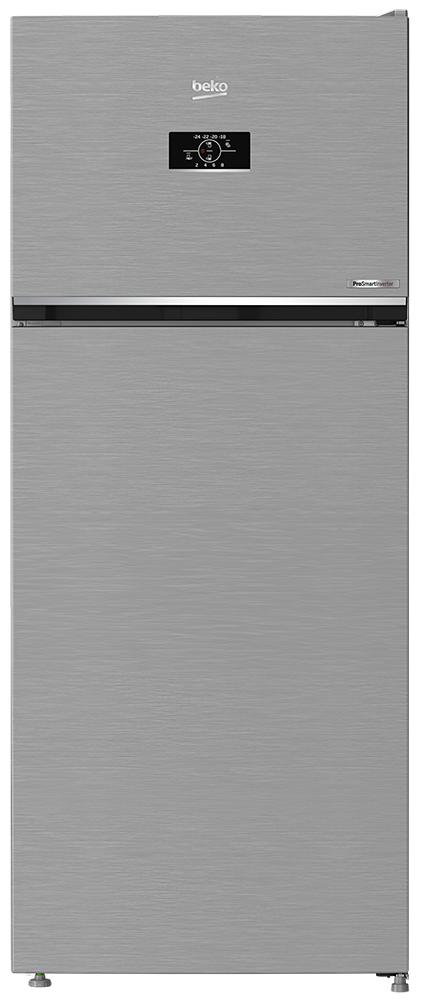 بيكو ثلاجه 2 باب 420 لتر  - صافى367 لتر- نوفروست- سيلفر - ديجيتال -Inverter + هارفست فريش RDNE420K02DXITEG