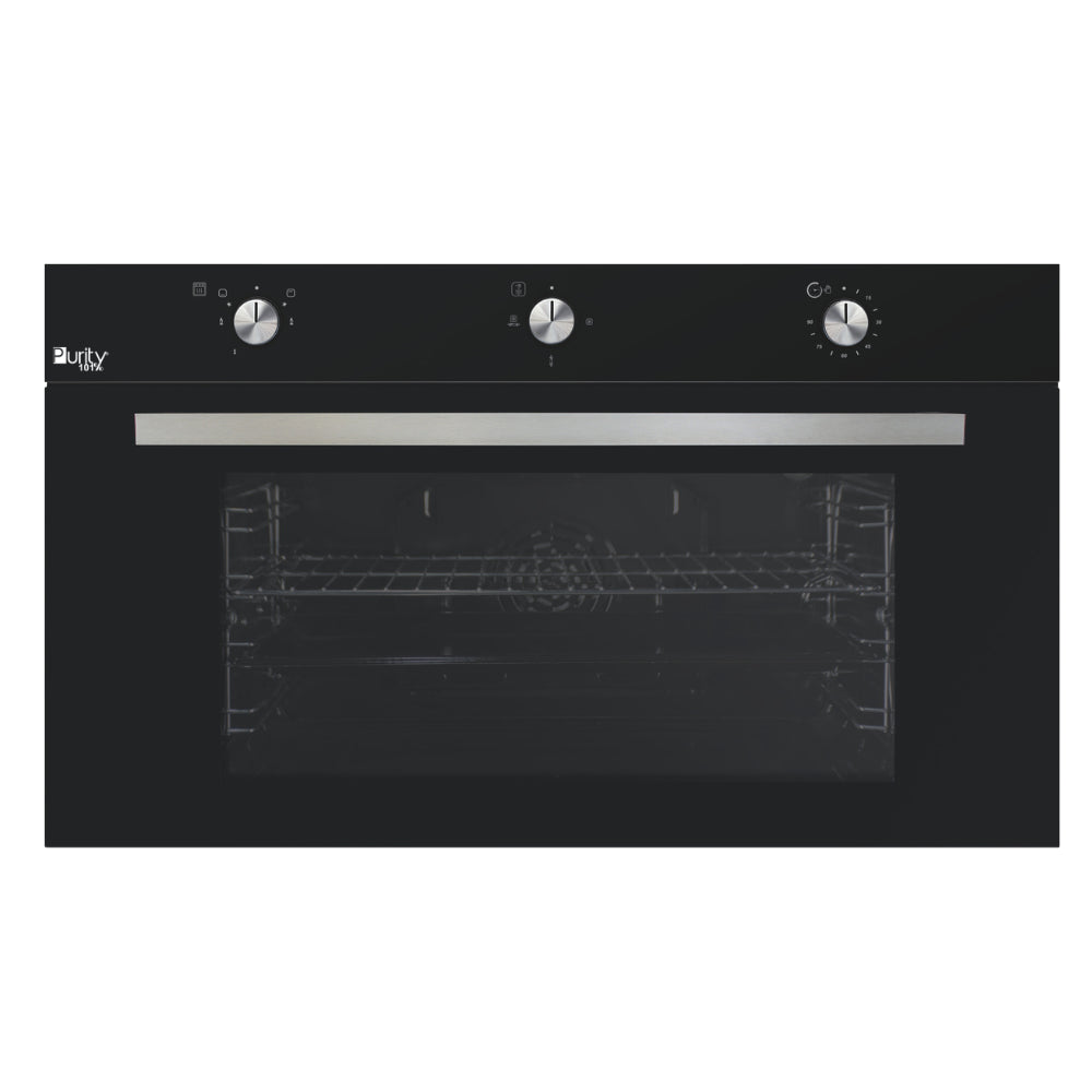 بيورتى فرن 90سم اسود غاز بالكامل 105 لتر KPD907GGD GBL – Gas Built-in Oven With Gas Grill 90 cm