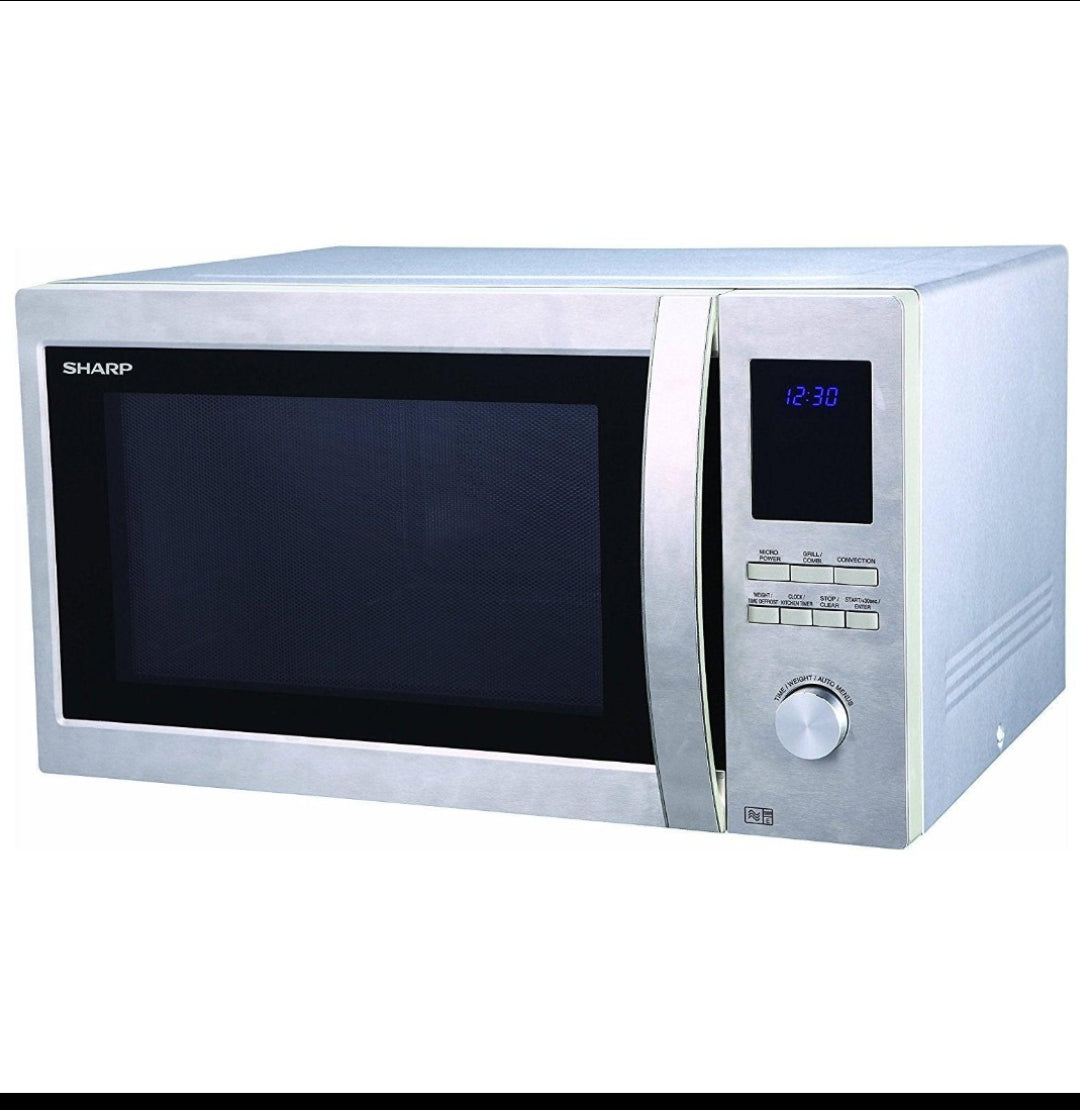 ميكروويف شارب شواية 43 لتر 1100 وات 8 قوائم سيلفر R-78BT(ST)
